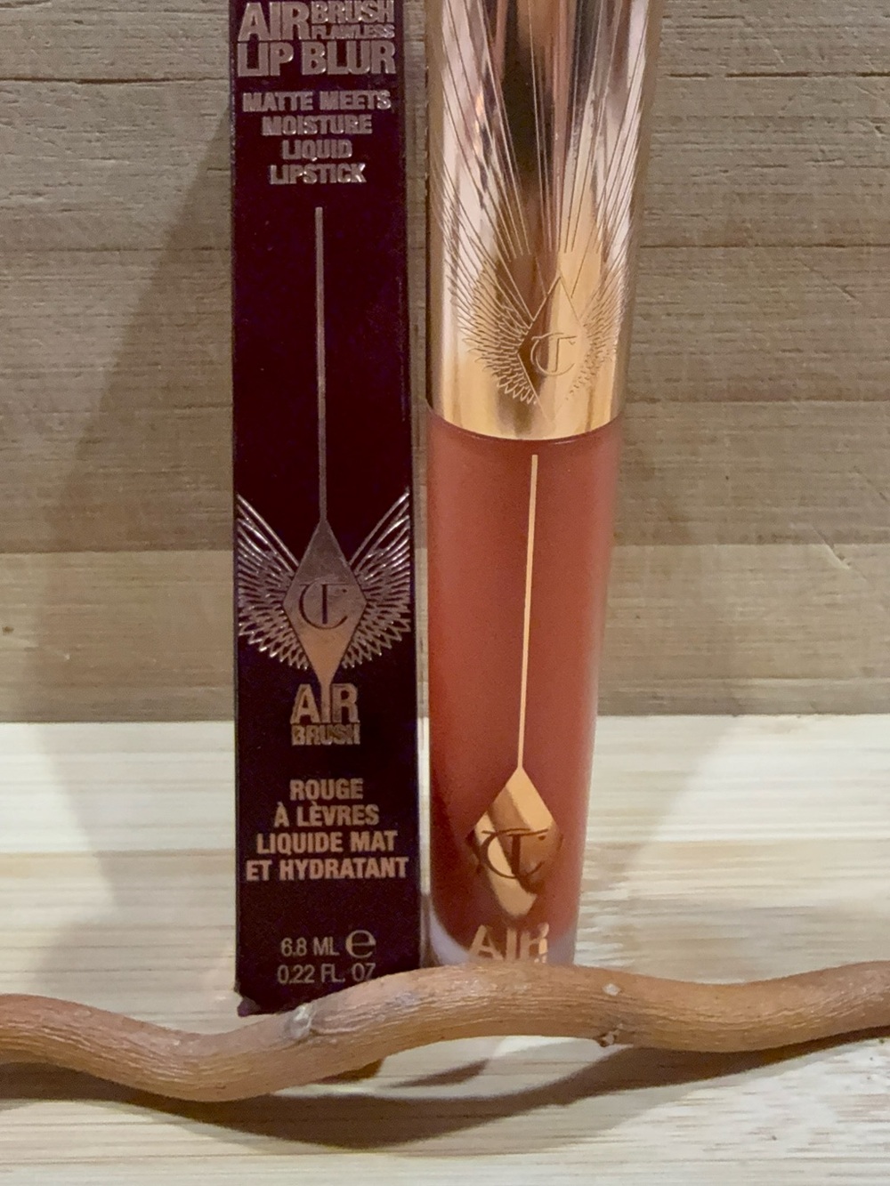 Charlotte Tilbury Airbrush Lip Blur Liquid Matte Lipstick - Warm Peach